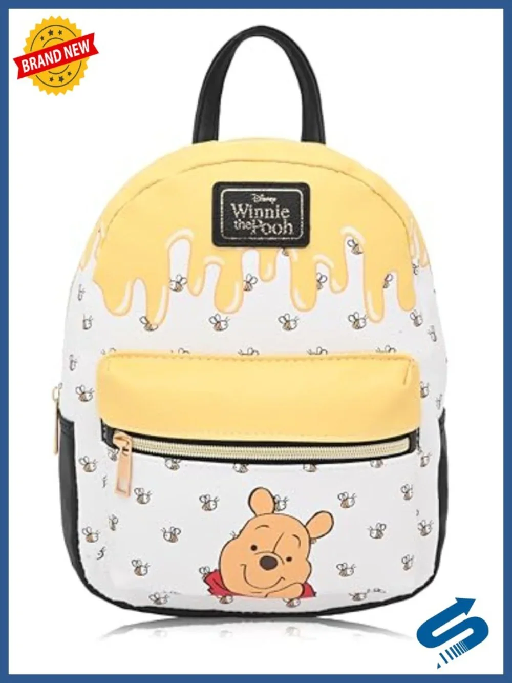 Disney Winnie the Pooh Mini Backpack PU Leather 10